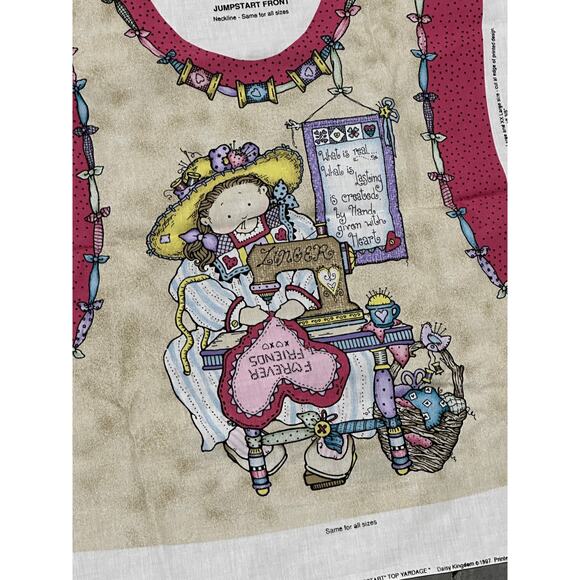 Daisy Kingdom Jumpstart, Fabric Panel, 1997, Cut and Sew, Craft, ~ 250811-WH 505 - Picture 3 of 6